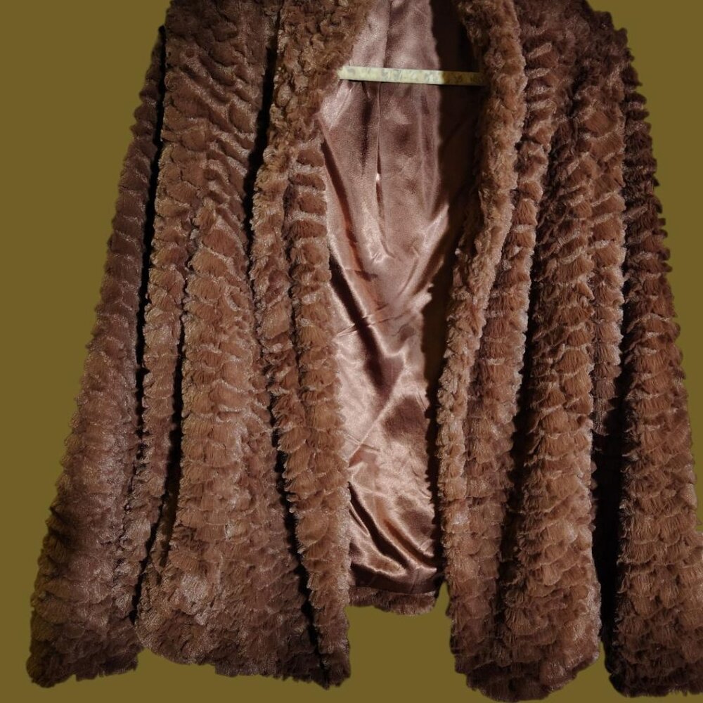 Frenchi Jacket, Size Large, Brown